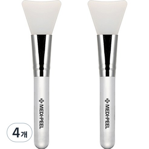 메디필 에어 터치 실리콘팩 브러쉬 랜덤발송, 투명, 4개