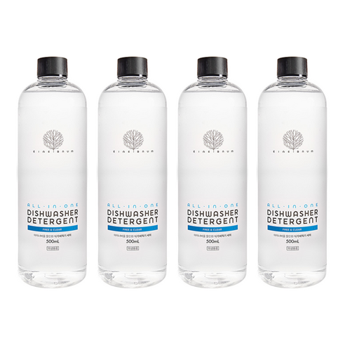 아이너바움 올인원 식기세척기 세제, 4개, 500ml