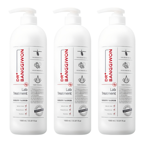 닥터방기원 랩 탈모 기능성 헤어트리트먼트, 1000ml, 3개