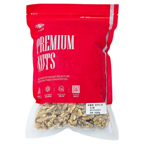 다다모마켓 호두 반반태 1/4, 1kg, 1개