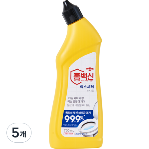 랩신 홈백신 락스세제, 5개, 750ml