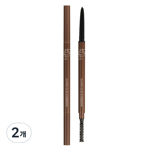 비오엠 슈퍼 슬림 아이브로우 0.1g, 03 토프 브라운, 2개