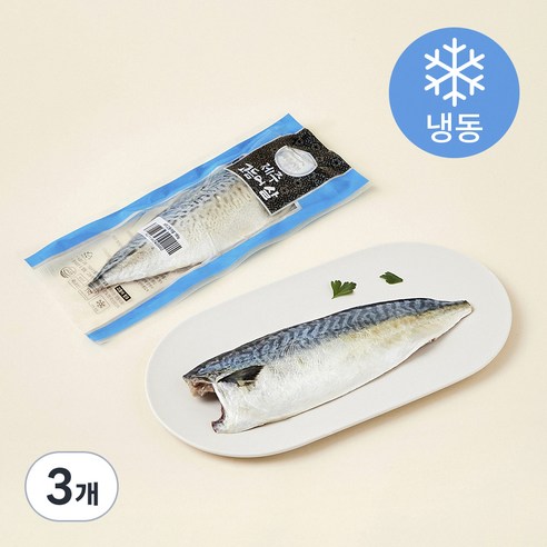 제주어부 제주 고등어살 필렛 (냉동), 190g(왕특대), 3개