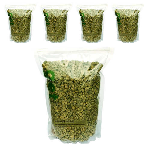 그린어쓰 이디오피아 시다모G2, 500g, 5개