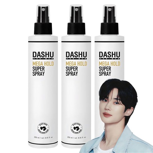다슈 포 맨 프리미엄 메가 홀드 슈퍼 스프레이, 250ml, 3개
