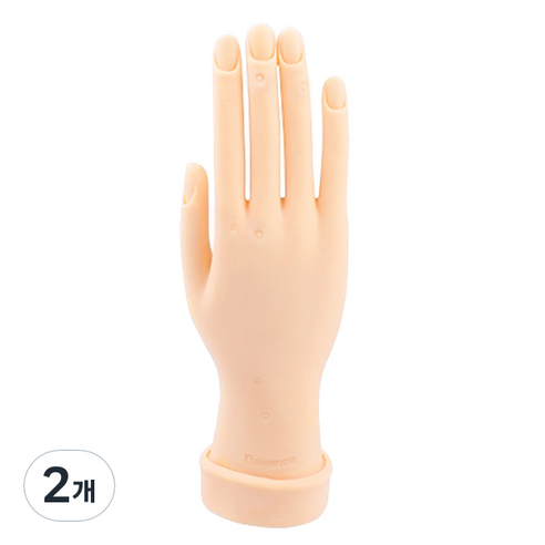 네일아트 인조손 2, 2개