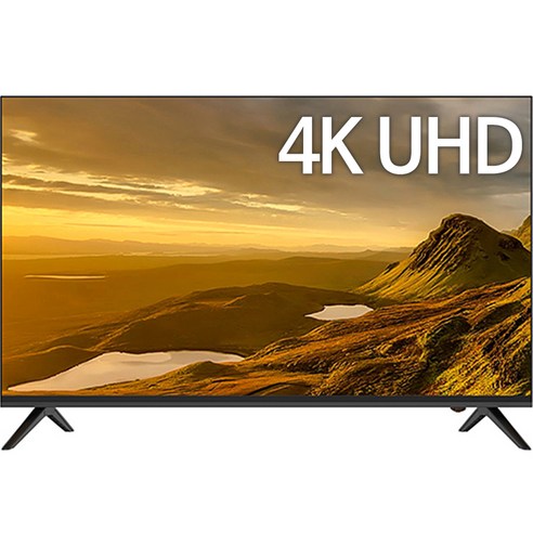 와이드뷰 안드로이드9 4K UHD LED TV, 109cm(43인치), GTWV43UHD-E1, 스탠드형, 자가설치