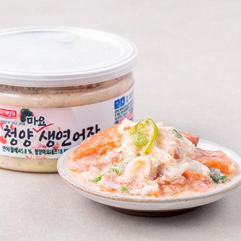 나무새 청양마요 생연어, 350g, 1개