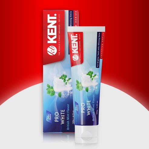 켄트 프로화이트 치약: 밝게 빛나는 미소의 비밀