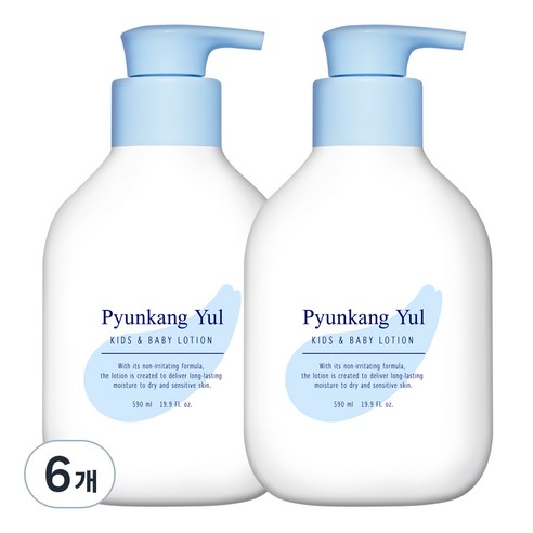 편강율 키즈 앤 베이비 로션 베이비파우더, 590ml, 6개