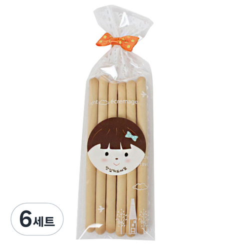 피크닉하우스 레이스 비접착 opp 포장봉투 30p + 타이 30p + 스티커 30p, 혼합 색상, 6세트