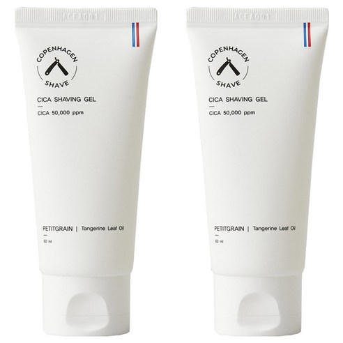 코펜하겐쉐이브 시카 쉐이빙 젤 60ml, 2개
