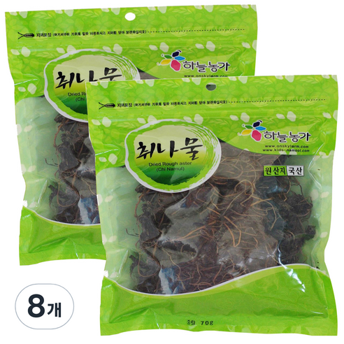 나물이야기 국산 건취나물, 70g, 8개