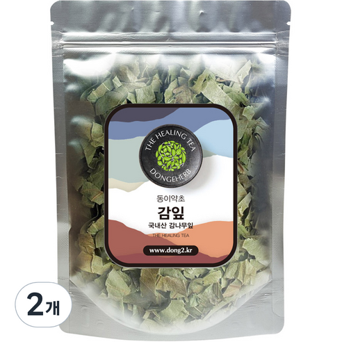 동이약초 국내산 감잎 시엽, 450g, 2개