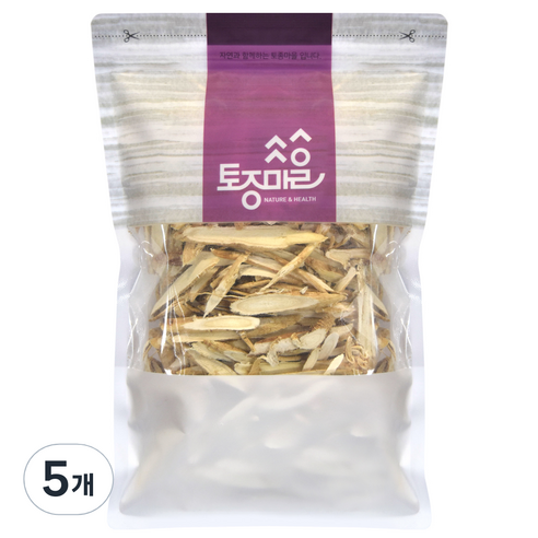 토종마을 국산 황기 절단, 300g, 5개