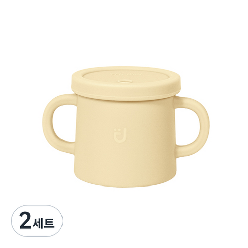 블루마마 블루마마 모아컵+뚜껑 세트, 버터, 2세트