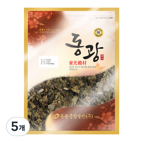 동광종합물산 잎 두충 국내산, 600g, 1개입, 5개