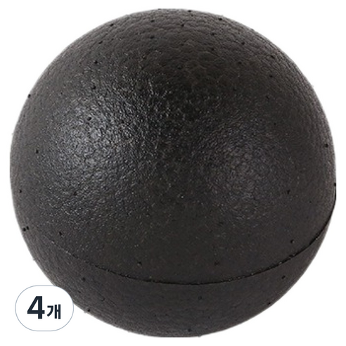 타이디홈 시원한 휴대용 괄사용품 단일 공 8cm, 4개, 블랙