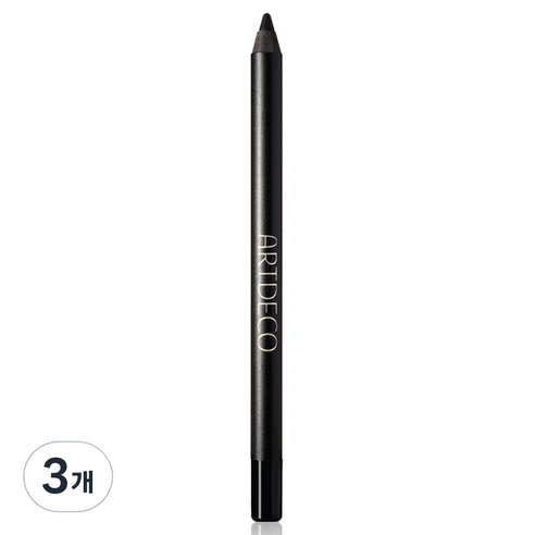 아르데코 소프트 아이라이너 워터프루프 1.2g, 10 블랙, 3개