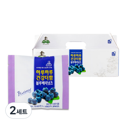 넛츠팜 하루하루 건강더함 블루베리넛츠 30개입, 600g, 2세트