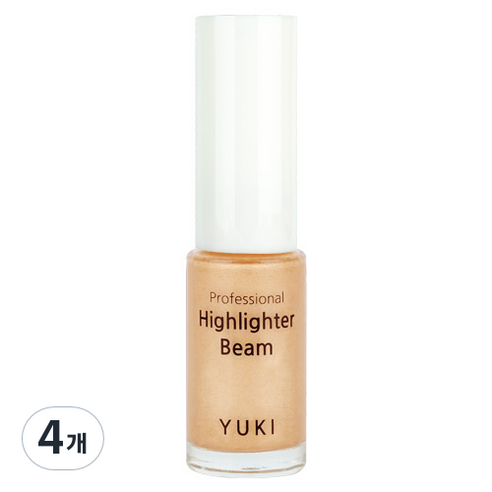 유키 프로페셔널 하이라이터 빔 5ml, 07 샌드골드, 4개