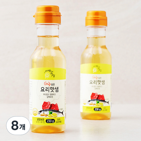 사랑과정성 사랑담은 요리맛샘, 230g, 8개