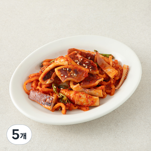 비움반찬 오징어 초무침, 160g, 5개