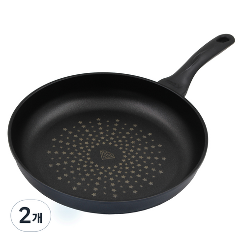키친웰 셰프요리 다이아몬드 국산 프라이팬, 30cm, 2개