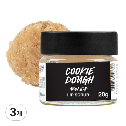 러쉬 립 스크럽 20g, 쿠키 도우, 3개