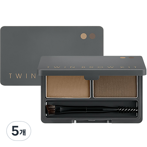 미샤 트윈 브로우 키트 4.4g, 2호 그레이브라운, 5개