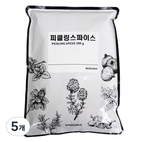 딜리셔스마켓 피클링스파이스, 500g, 5개