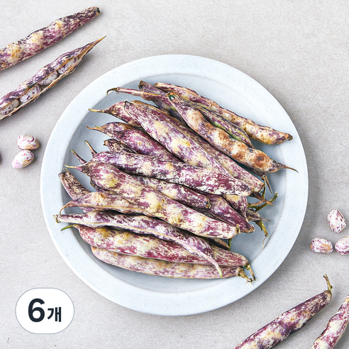 국내산 호랑이 콩, 500g, 6개