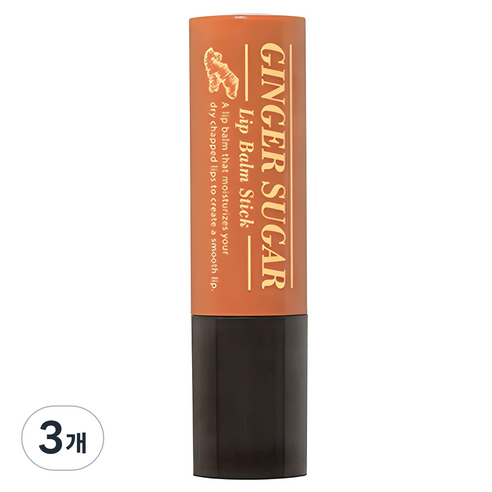 에뛰드 진저슈가 립밤 스틱, 3.7g, 3개