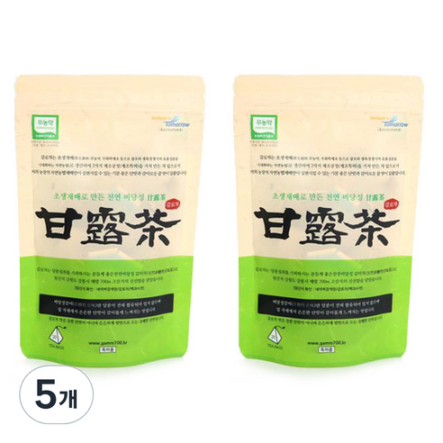 감로700 유기농 오리지날 감로차, 0.3g, 20개입, 5개