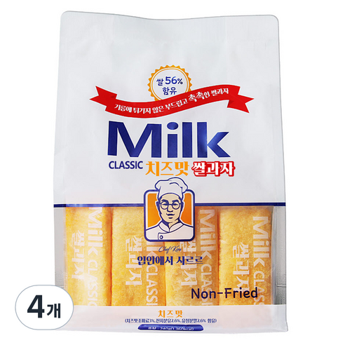 밀크클래식쌀과자 치즈맛, 240g, 4개