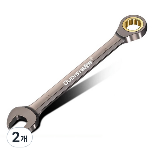 에스피 글로벌 양방향 미니 라쳇 렌치 12mm, 2개