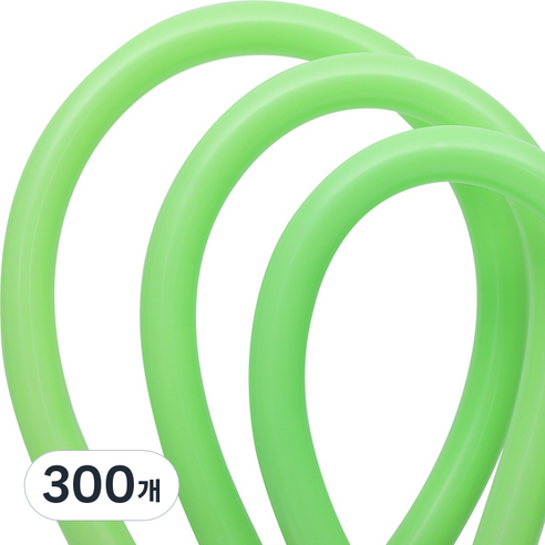 셈퍼텍스 요술풍선 260S, 라임그린, 300개