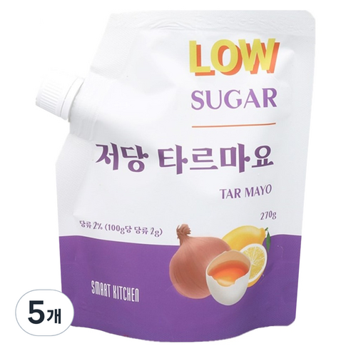 스마트키친 저당 타르마요, 5개, 270g