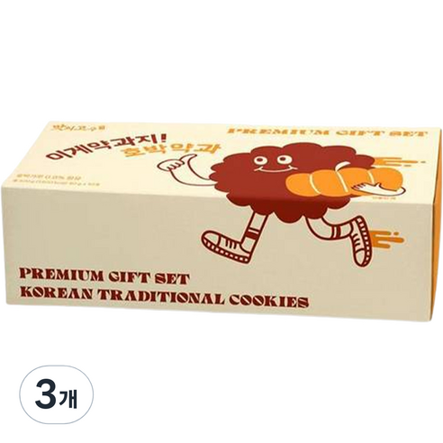 맛의고수 이게약과지 호박약과 선물세트, 400g, 3개