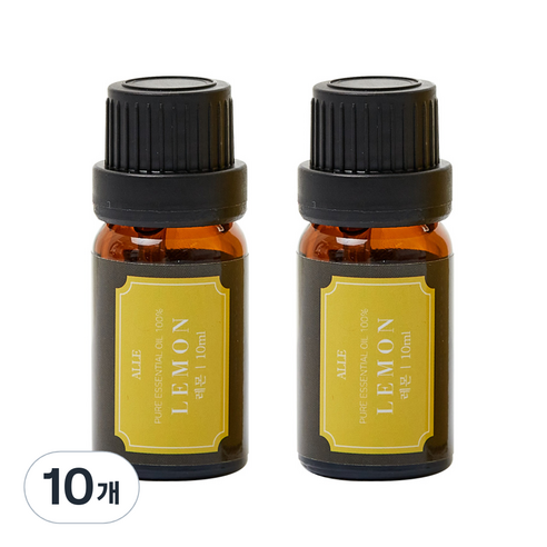 알레 비건 아로마 에센셜 오일 레몬 향, 10ml, 10개