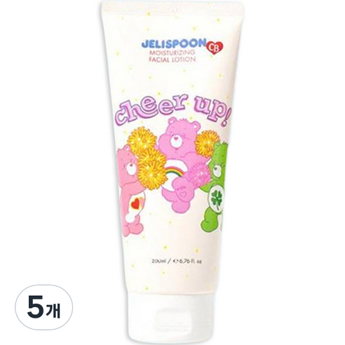 젤리스푼 케어베어 모이스처라이징 페이셜 로션, 5개, 200ml