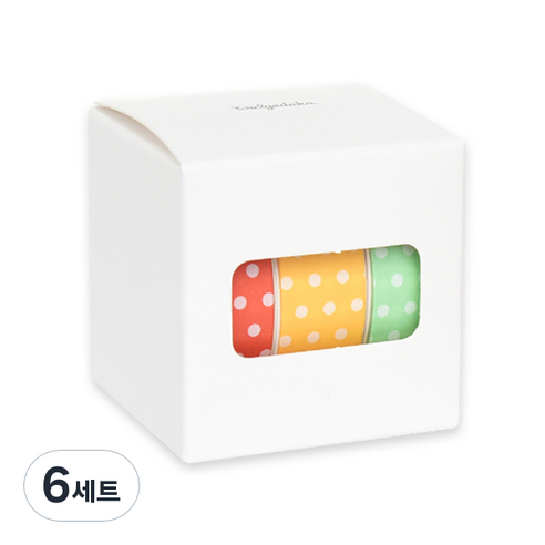 왈가닥스 아르떼 마스킹테이프 15mm x 10m 3종 세트, Pierrot (331,332,333), 6세트