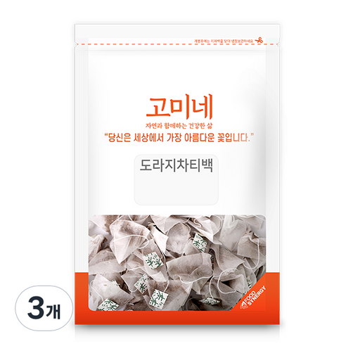 고미네 도라지티백 50p, 1g, 3개, 50개입