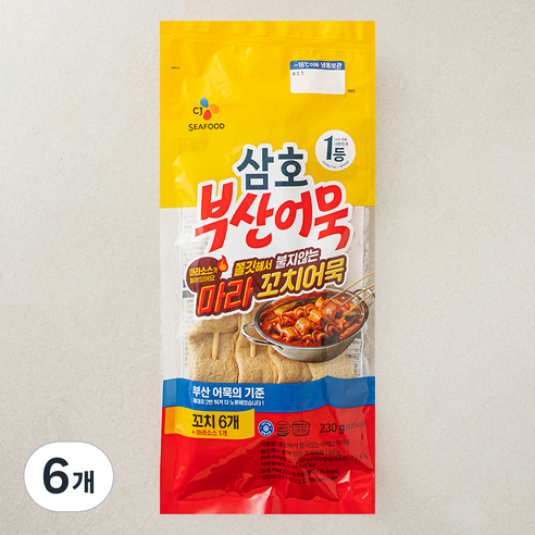 삼호 마라 꼬치어묵 (냉동), 230g, 6개