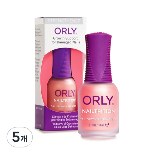 오를리 네일트리션 손톱 강화제, 18ml, 5개