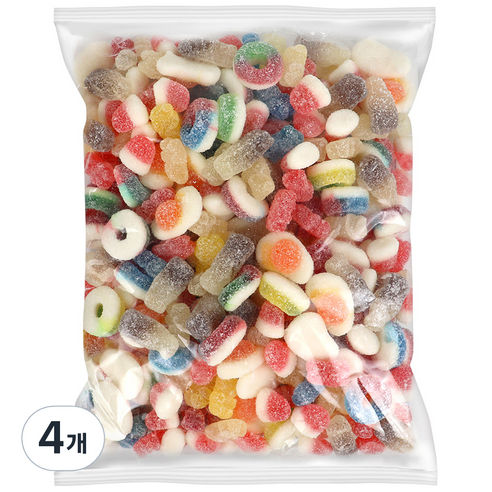 피니 해피 사우워 믹스 젤리, 1kg, 4개