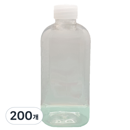 신도공업 일회용 단뚜껑 약병 PET 딱딱이 100cc, 200개