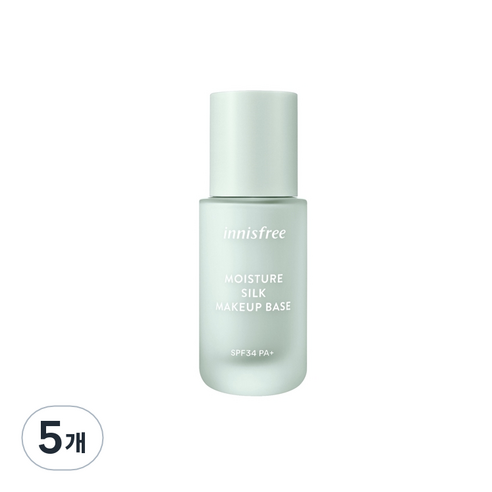 이니스프리 모이스처 실크 메이크업 베이스 30ml, 2호 그린, 5개