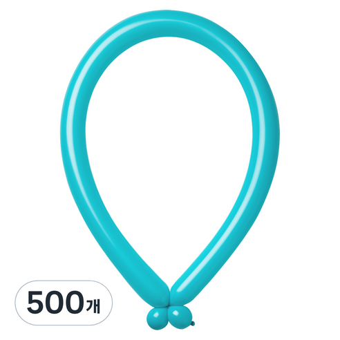 조이벌룬 260 풍선, 캐리비안블루, 500개
