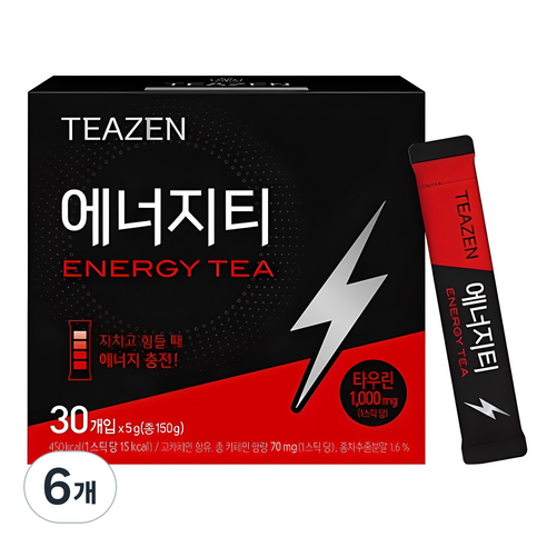 티젠 에너지티, 30회분, 150g, 6개